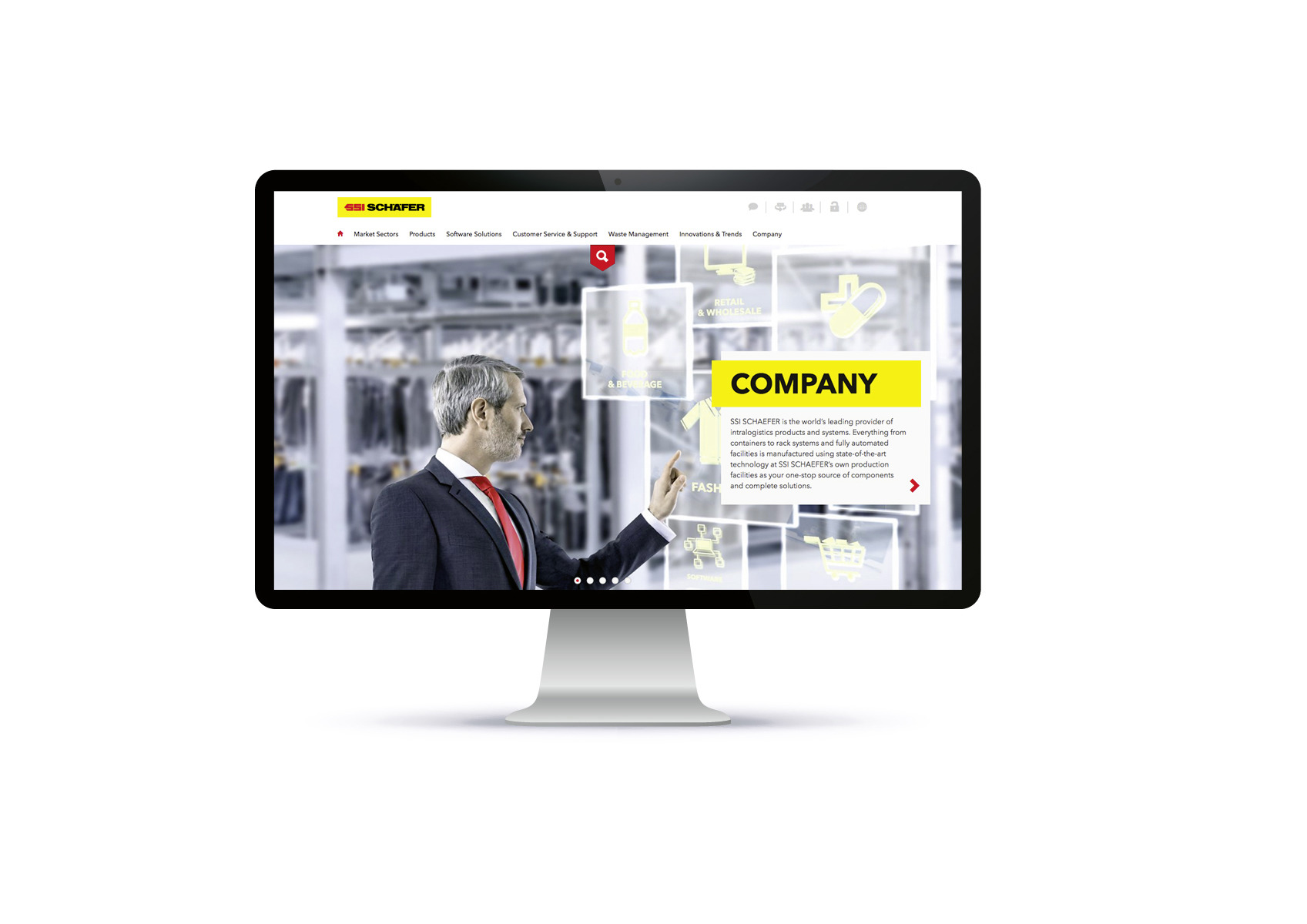 SSI SCHAEFER Website Relaunch