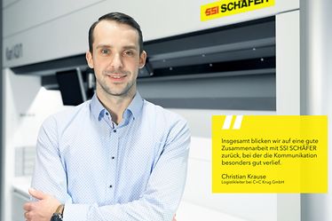 Cooperation C+C Krug and SSI SCHAEFER german