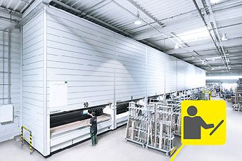 Saving warehouse space with SSI LOGIMAT.