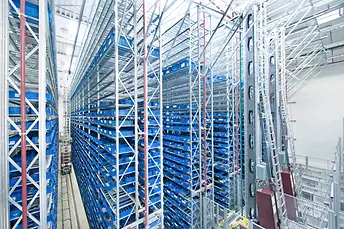 Automated miniload system at Brose