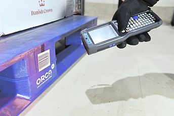 Bar code scanning for individual pallets