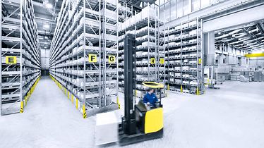 Picture of pallet racking at QuantiParts 