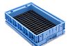 Vacuum-formed inserts - C-KLT container with insert for electronic components