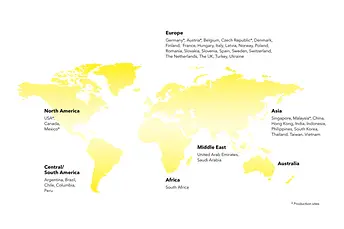 World Map Locations SSI SCHAEFER