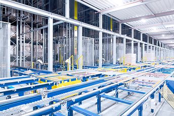 JYSK Denmark automated high-bay warehouse