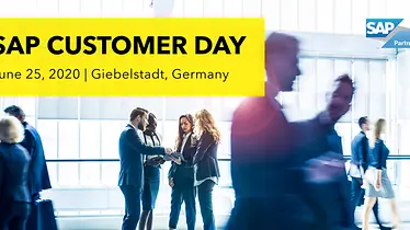 key visual for the sap customer day in june 2020