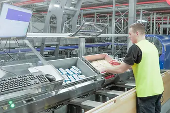 Stație de preluare avansată, cu două niveluri