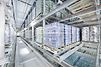 Warehouse machine Schäfer Lift&Run in combination with channel storage system