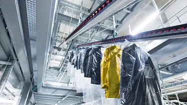 SSi Carrier függesztett szállítópálya a Stockmann-nál