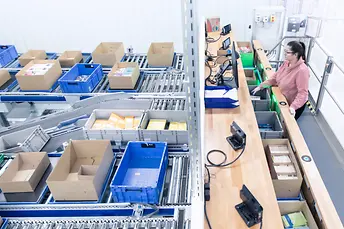 Komissiózó állomás az Arvato-nál 