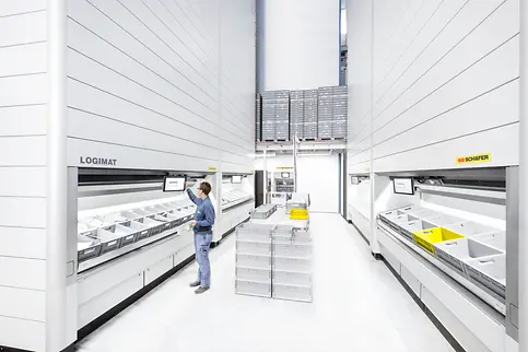 SSI LOGIMAT SLL vertikális tárolóautomata