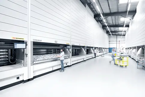 SSI LOGIMAT vertikális tárolóautomata modul - SLL típus