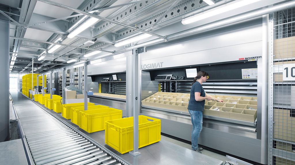 Vertical Lift Module LOGIMAT, Pallet Racking, mezzanine, conveyor ...