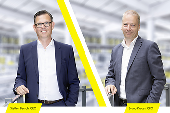 CEO SSI SCHAEFER Group Steffen Bersch and CFO Bruno Krauss