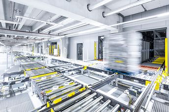 EDEKA Gochsheim, Pallet conveying System