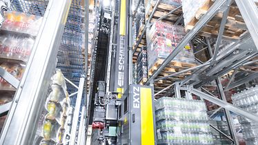 EDEKA Gochsheim, storage-retrieval machine SSI Exyz