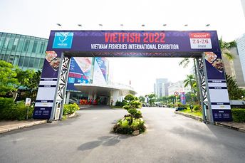 Welcome Banner at Vietfish 2022