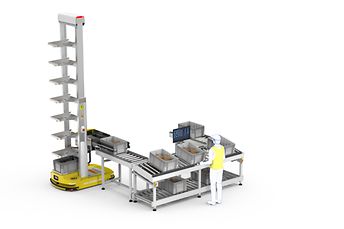 Shelving Systems & Mobile Robot