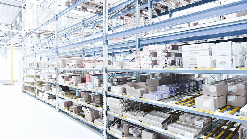 Variable and flexible Flow Racks of the highest quality by SSI SCHAEFER ...