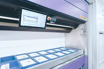 Ouverture prélèvement tour de stockage