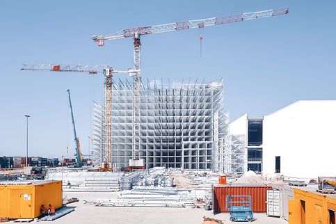 Construction rayonnages silo - Kloosterboer