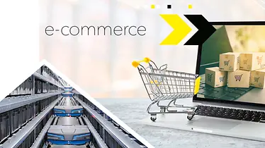 Illustration solutions logistique ecommerce de détail