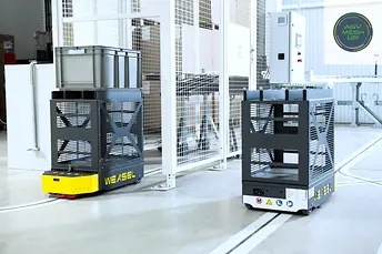Automated Guided Vehicle Weasel at C+C Krug