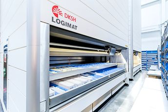 Approximately 1,200 order lines per day can be achieved with SSI LOGIMAT