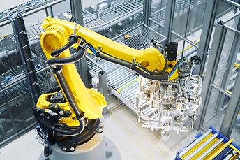 Robots despaletizadores en Schaeffler