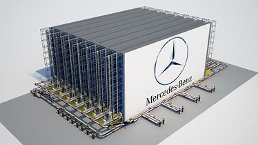Projeto de Miniload desenvolvido para Mercedes do Brasil. 