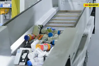 Product Leaving A-Frame