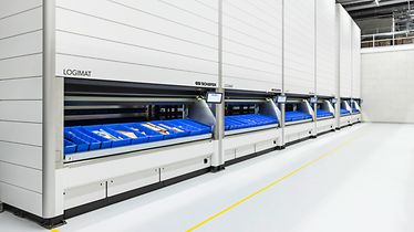 6 SSI LOGIMAT Lagerlifte wurden bei Hardinge Kellenberger installiert