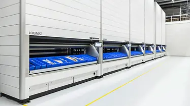 6 SSI LOGIMAT Lagerlifte wurden bei Hardinge Kellenberger installiert