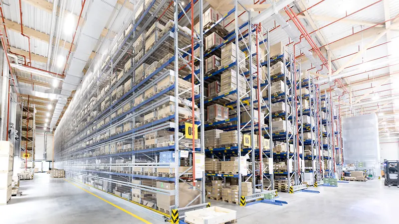 Modular pallet racks from SSI SCHAEFER offer maximum flexibility for ...