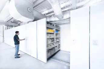 Uz sliedēm montēta sistēma