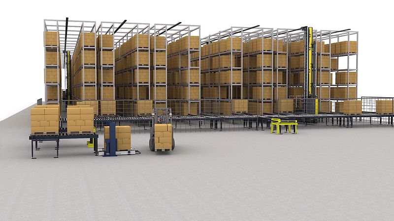 Automating existing pallet racks | Energy efficiency | SSI SCHAEFER