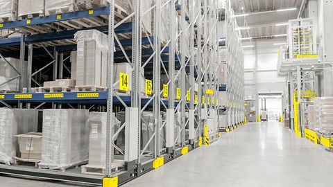 Verschieberegalanlage bei DUCAJU