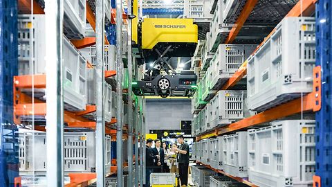 SSI Schaefer-CeMAT2025-Singapore-rackbot elevate