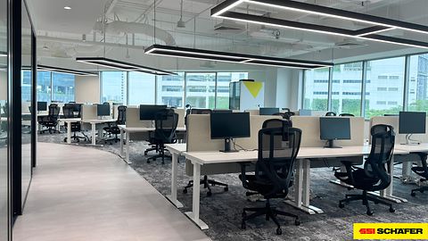 Workspace at The SSI SCHAEFER Singapore Office