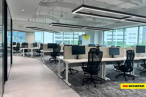 Workspace at The SSI SCHAEFER Singapore Office