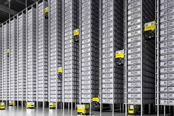 ClimbBots in warehouse