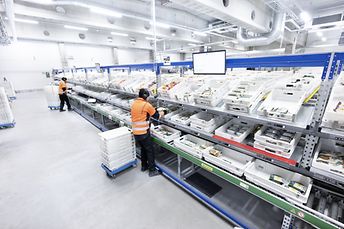 Kokikkartano - Pick-by-Light komissiózó állomás