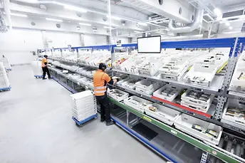 Kokikkartano - Pick-by-Light komissiózó állomás