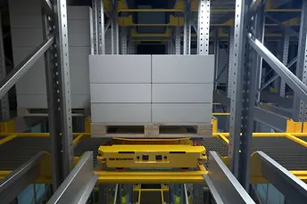 SSI Roaming Pallet Shuttle automatizált raktlapszállító kocsi