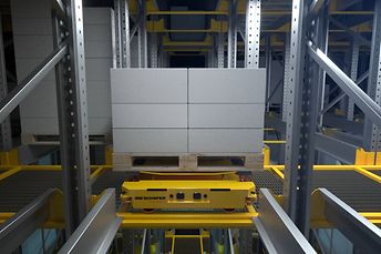 SSI Roaming Pallet Shuttle automatizált raktlapszállító kocsi