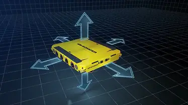 SSI Roaming Pallet Shuttle automatizált raktlapszállító kocsi