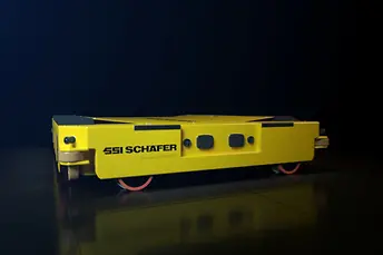 SSI Roaming Pallet Shuttle automatizált raktári szállítórendszer