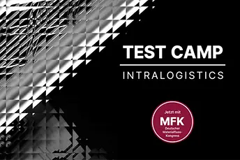 Websitebild Test Camp Intralogistics