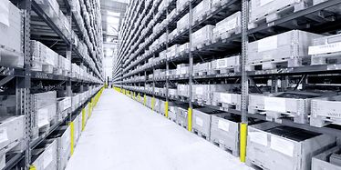 Picture of pallet racking at QuantiParts 
