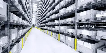 Picture of pallet racking at QuantiParts 